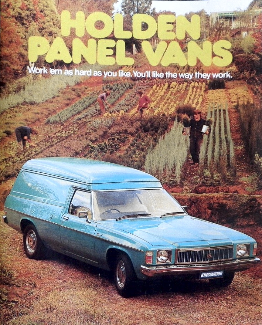 1976 Holden HX Panel Van Brochure
